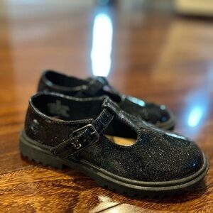 Old Navy Black Sparkle Kids Dress Shoes